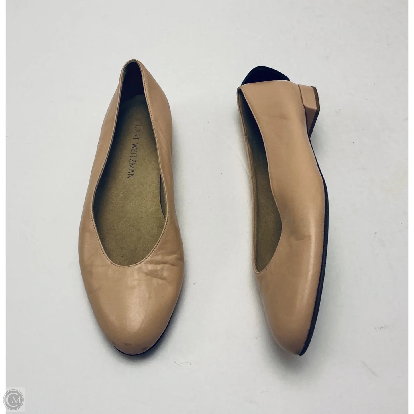 Shoes Designer By Stuart Weitzman In Tan, Size: 9