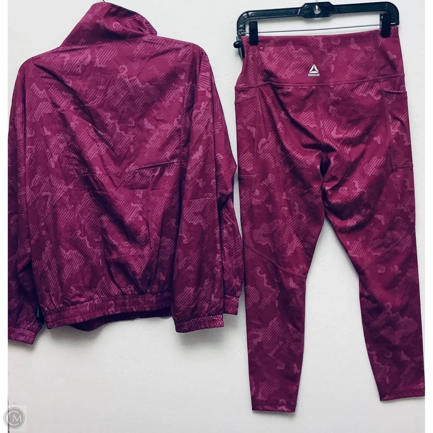 Athletic Pants 2pc By Reebok In Purple, Size: M