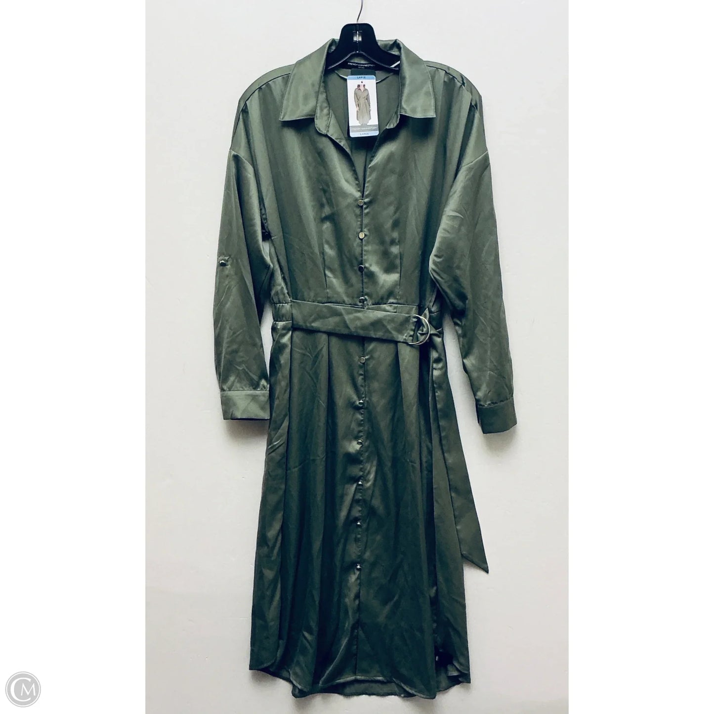 Dress Work By French Connection In Green, Size: L