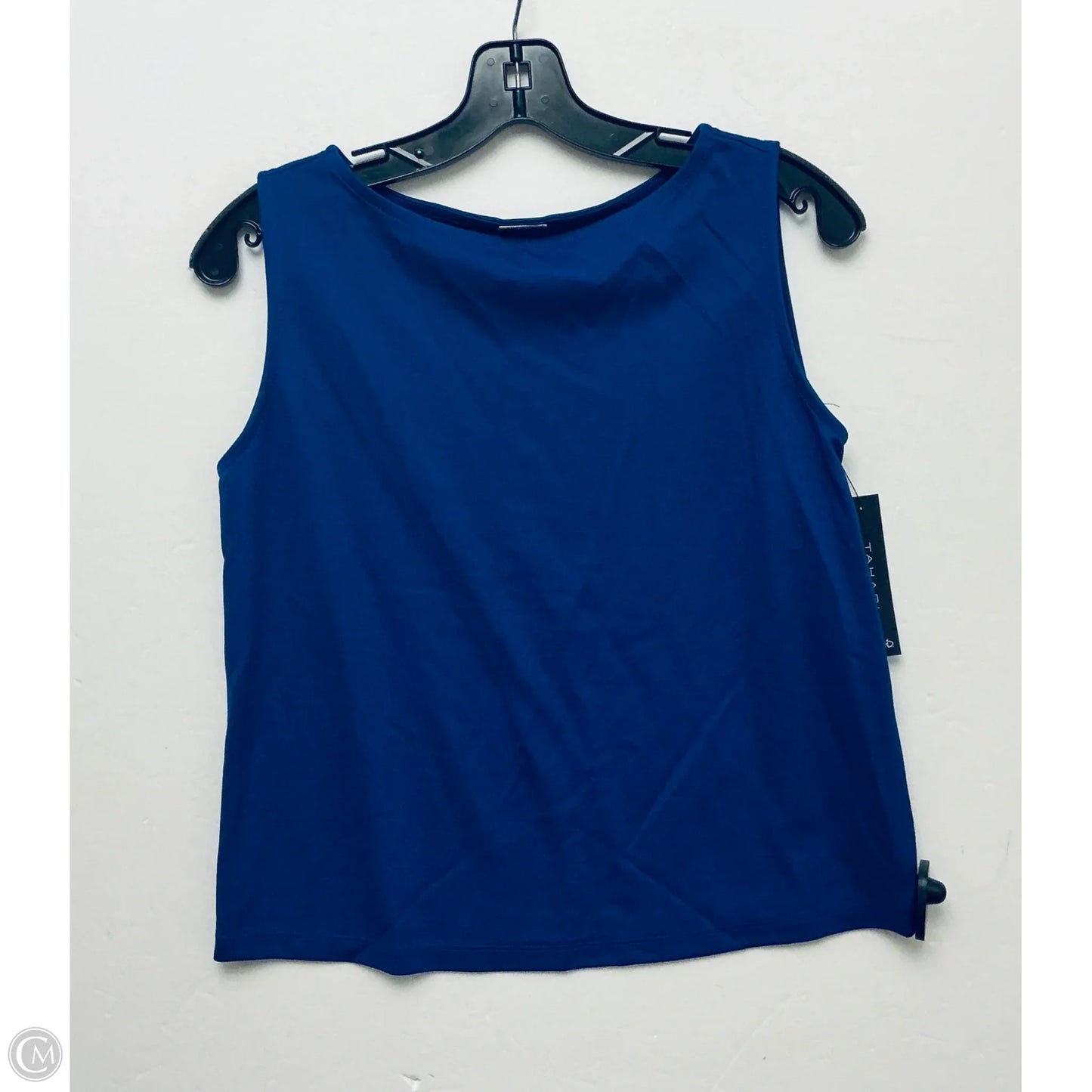 Top Sleeveless By Tahari In Blue, Size: S