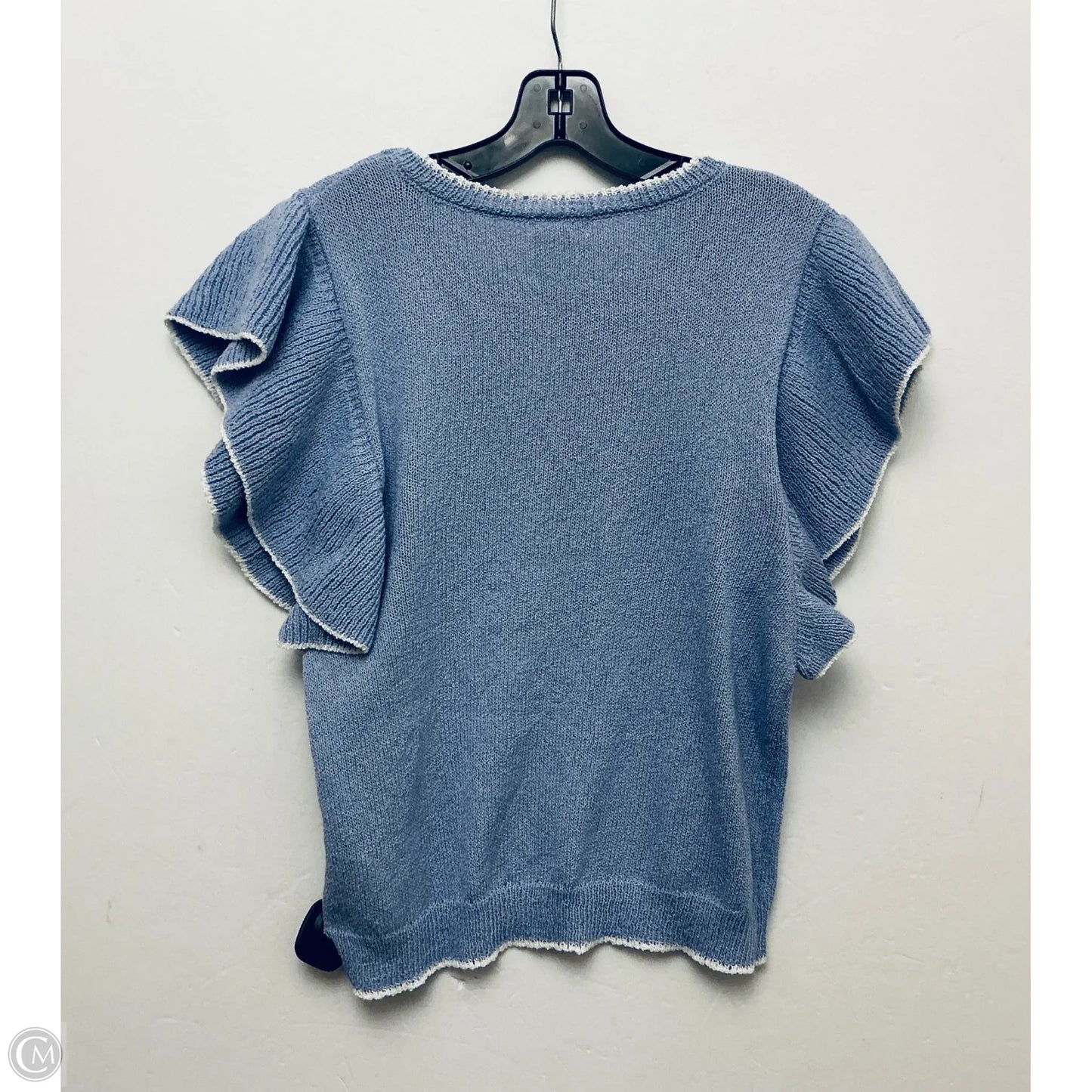 Top Short Sleeve By Jodifl In Purple, Size: L