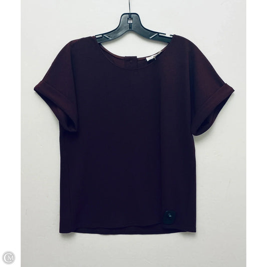 Top Short Sleeve By Melloday In Maroon, Size: M