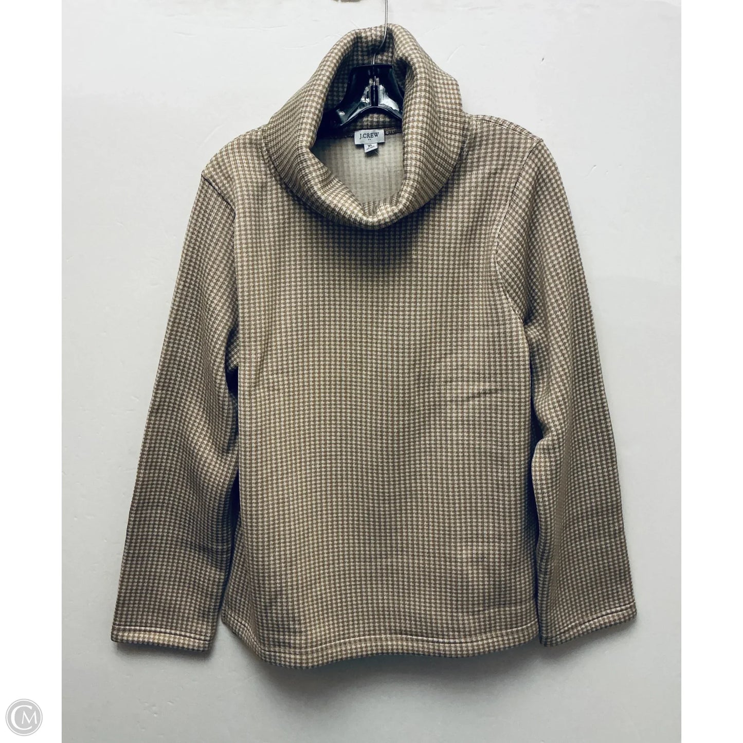 Sweatshirt Collar By J. Crew In Tan, Size: Xl