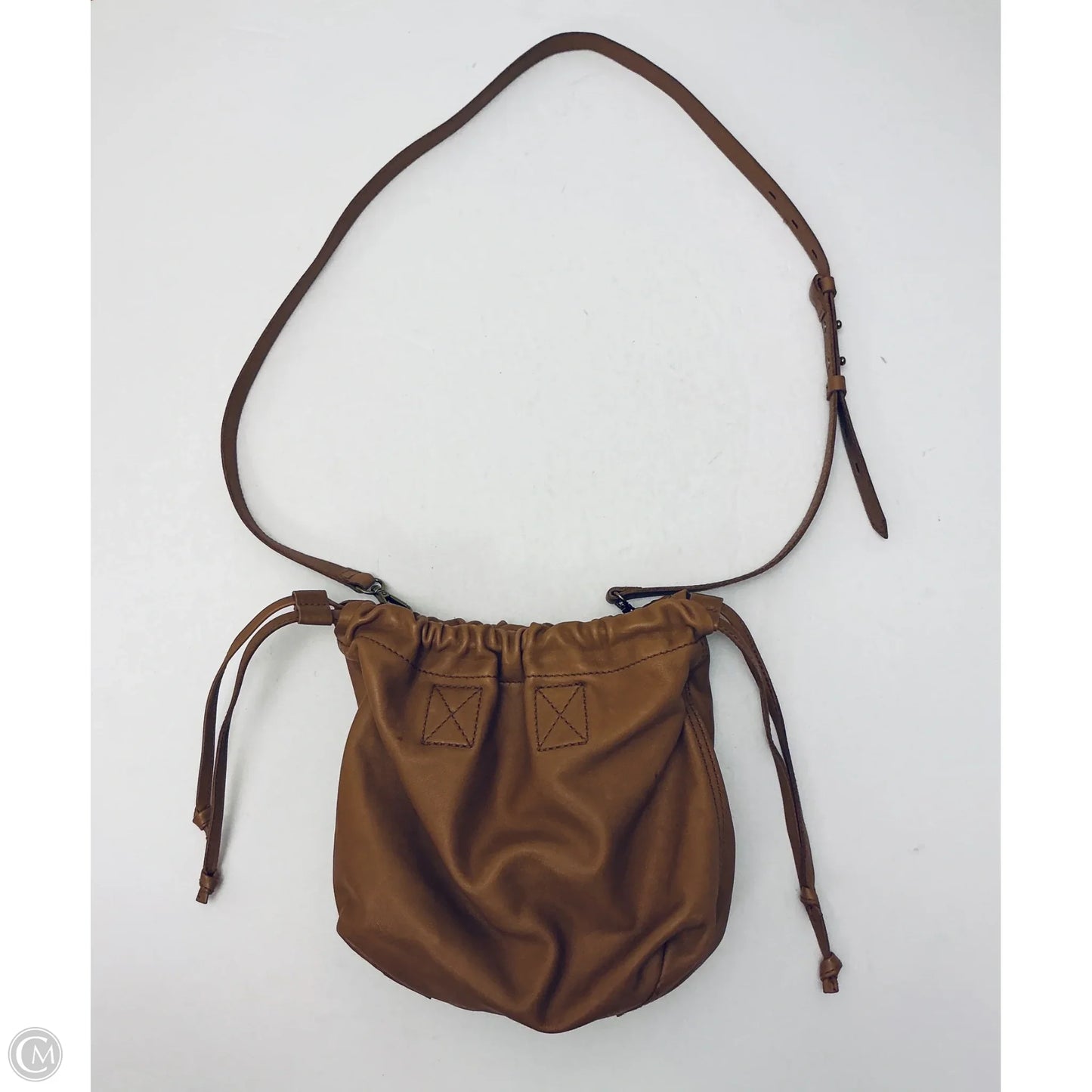 Handbag Leather By Madewell, Size: Medium