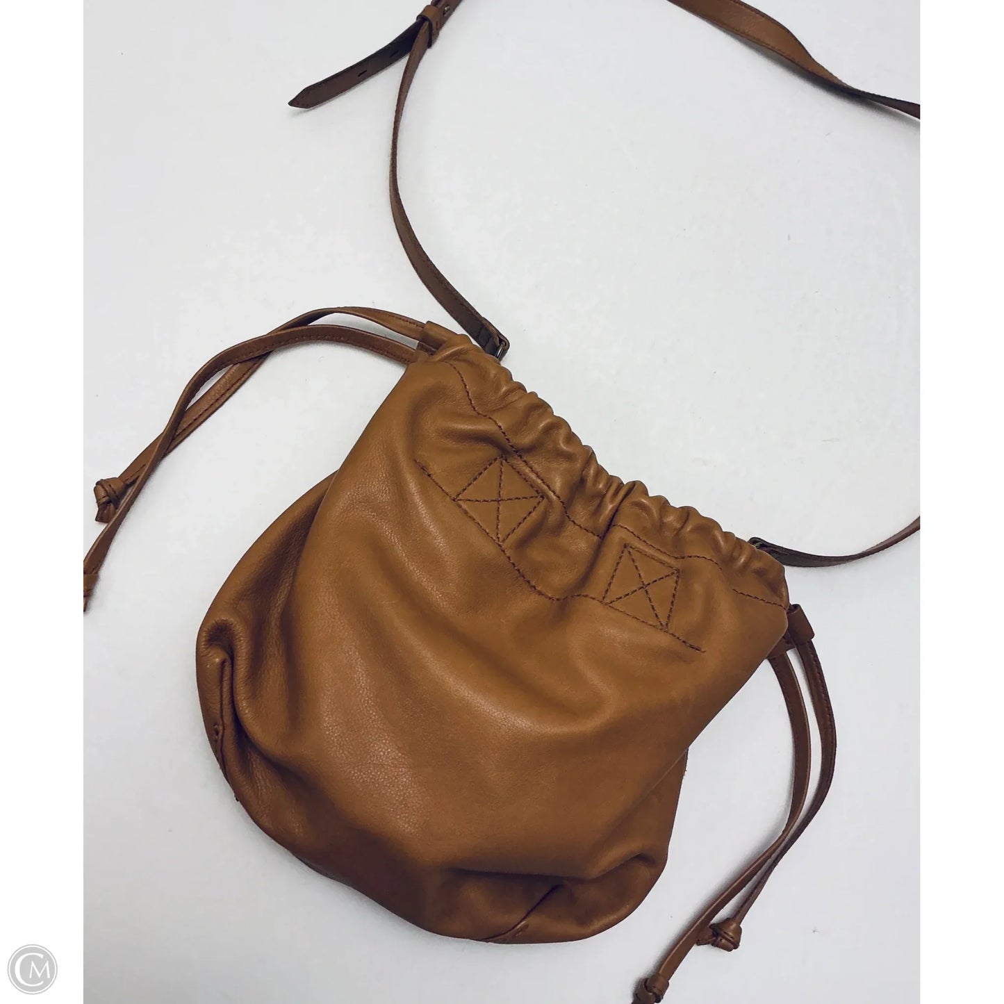 Handbag Leather By Madewell, Size: Medium