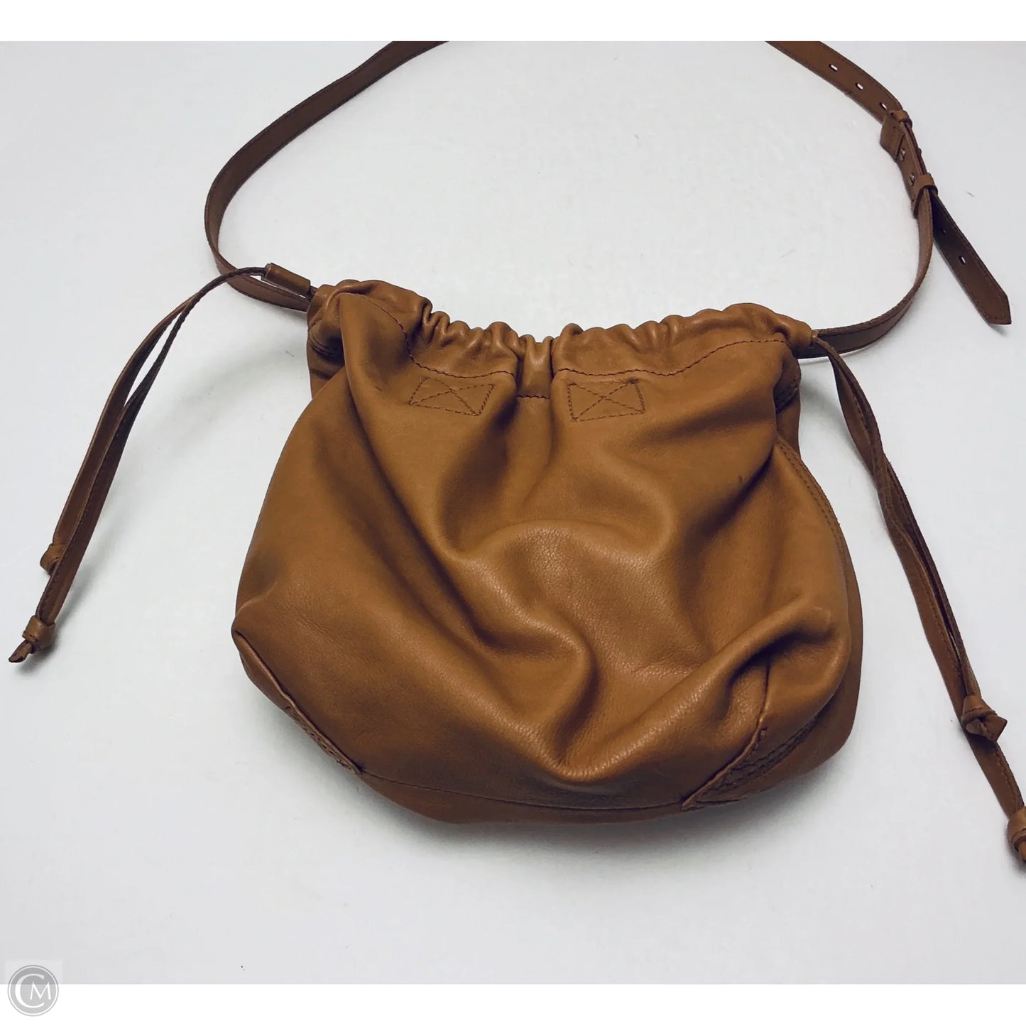 Handbag Leather By Madewell, Size: Medium