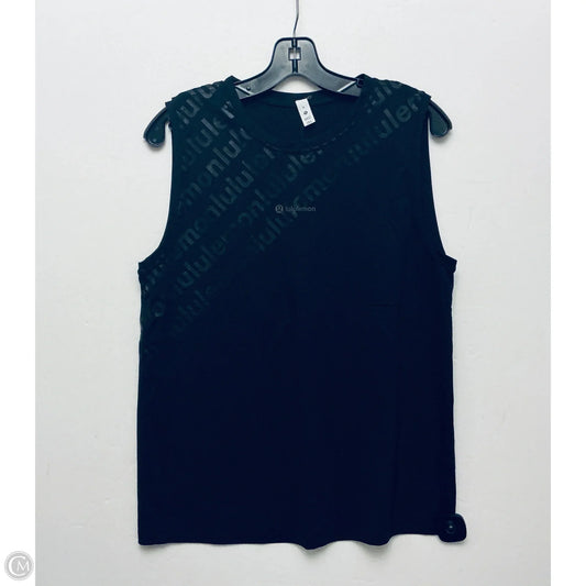 Athletic Tank Top By Lululemon In Black, Size: 6
