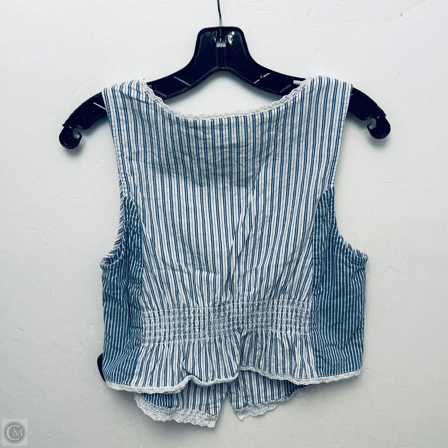 Top Sleeveless By American Eagle In Blue, Size: M