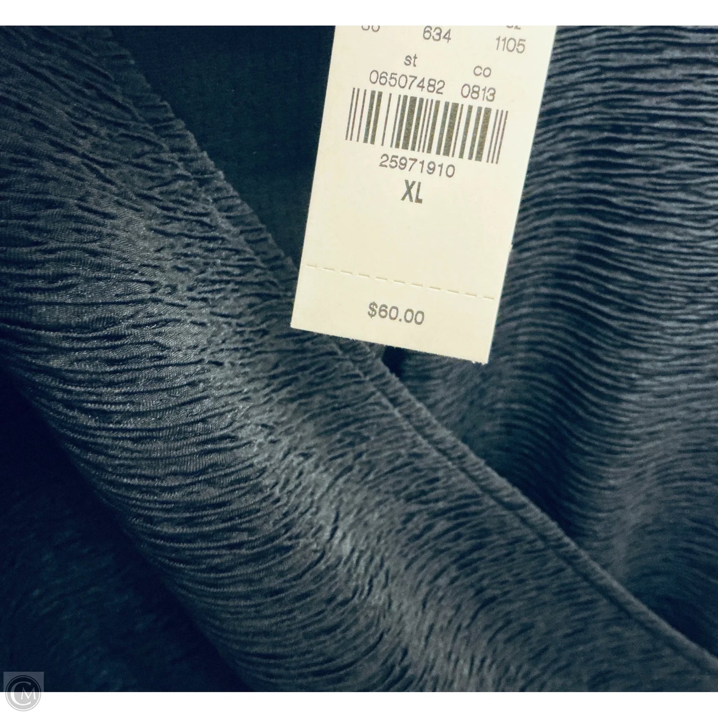 Top Short Sleeve By Express In Navy, Size: Xl