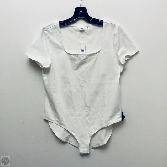 Bodysuit By Gap In White, Size: Xl