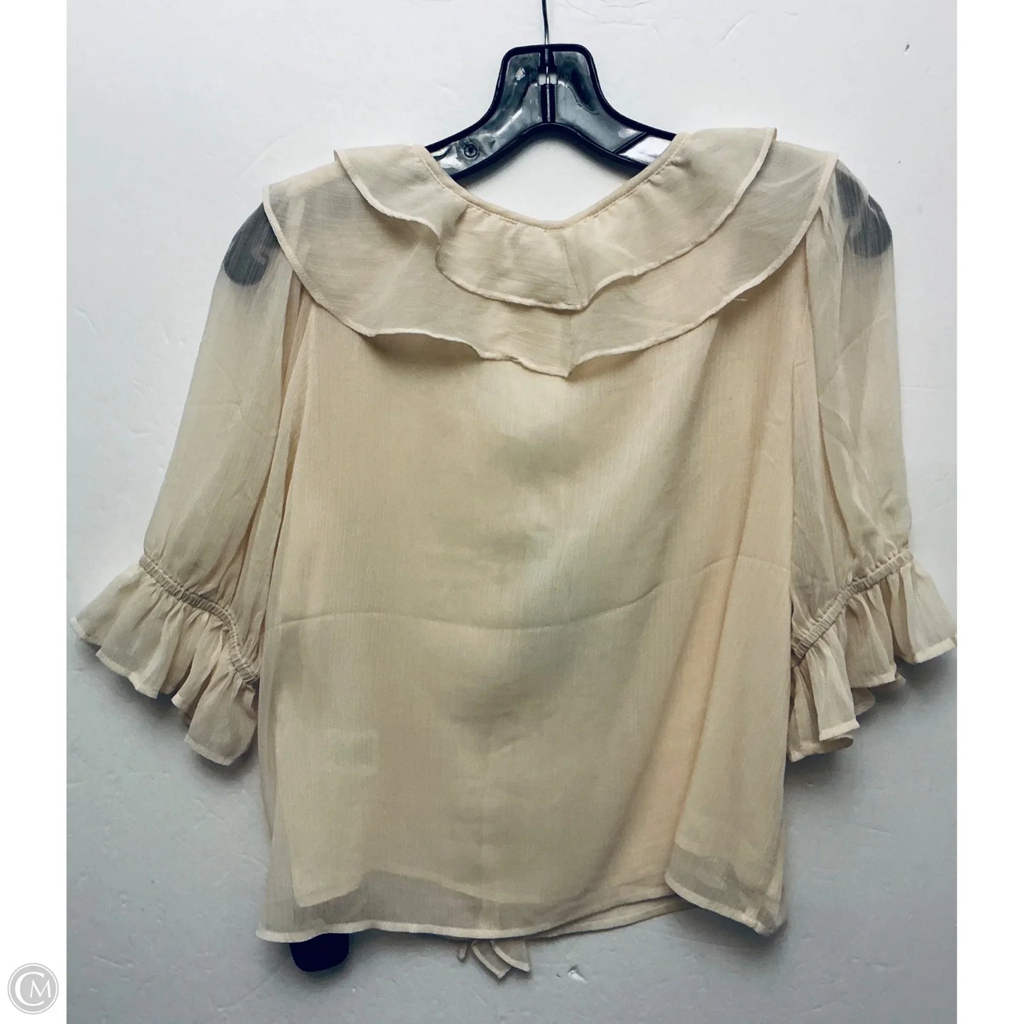 Top Short Sleeve By Joie In Cream, Size: S