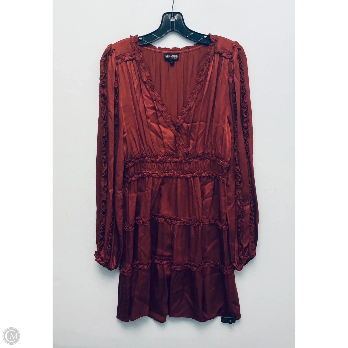 Dress Party Midi By Shyanne In Red, Size: M