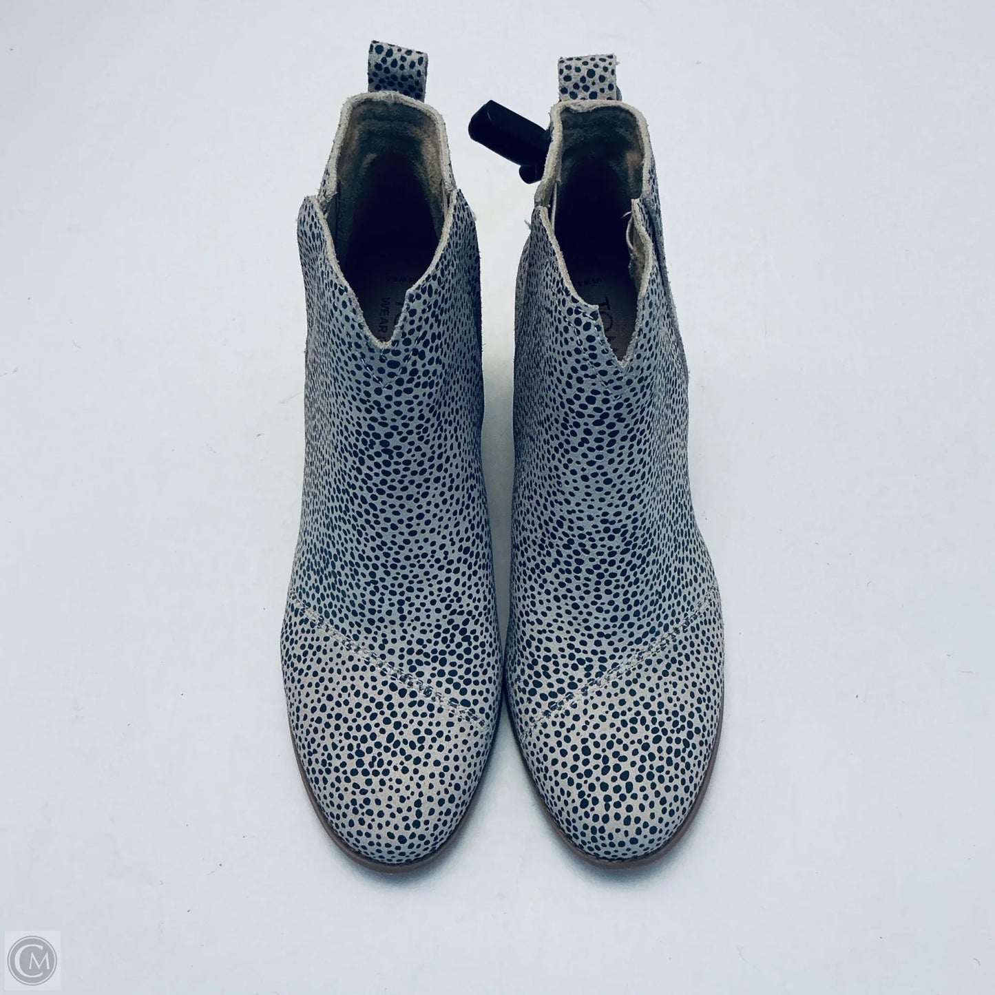 Boots Ankle Heels By Toms In Animal Print, Size: 8.5