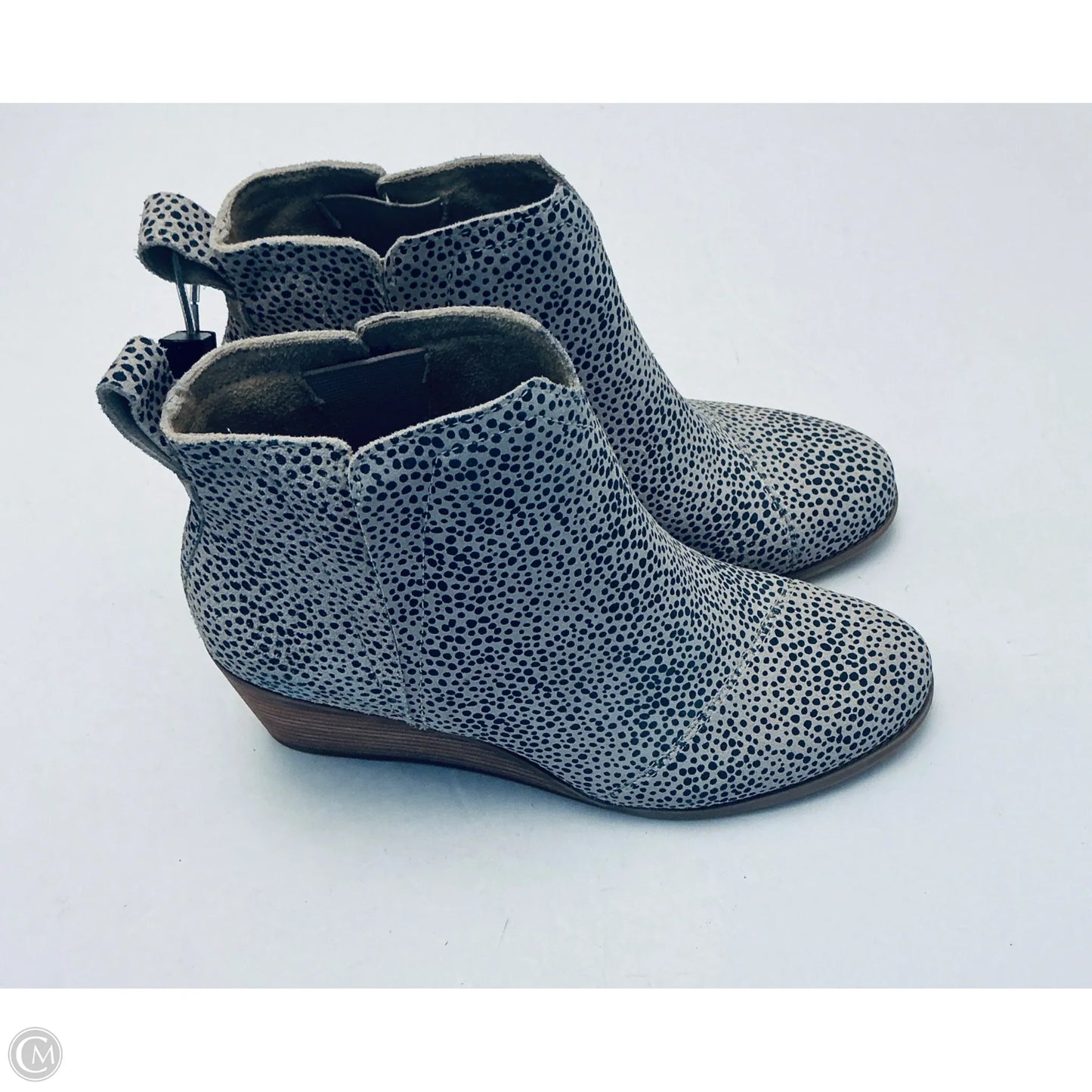 Boots Ankle Heels By Toms In Animal Print, Size: 8.5