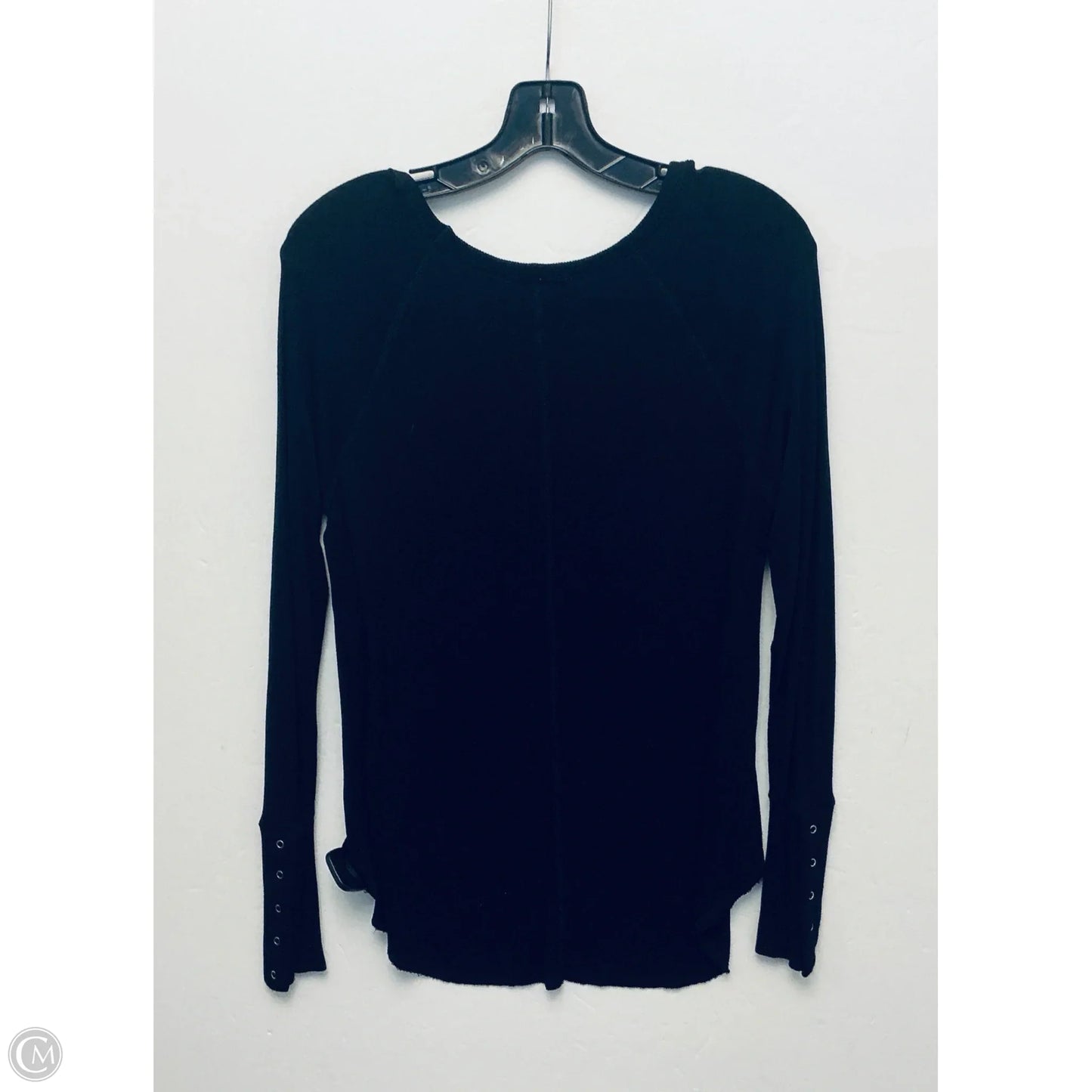 Top Long Sleeve By Evereve In Black, Size: S