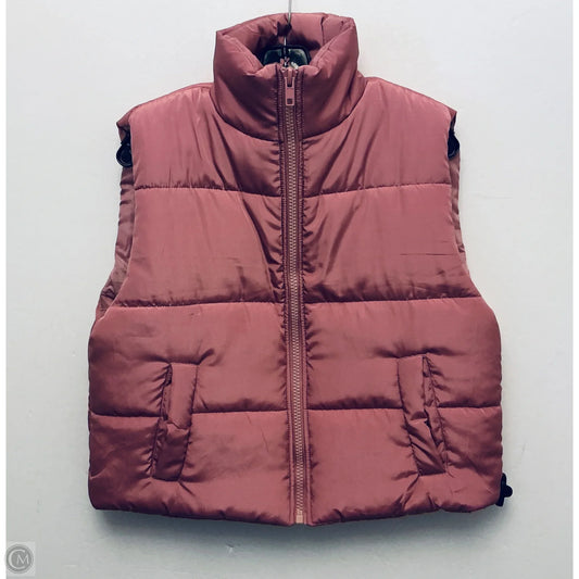 Vest Puffer & Quilted By Clothes Mentor In Pink, Size: S