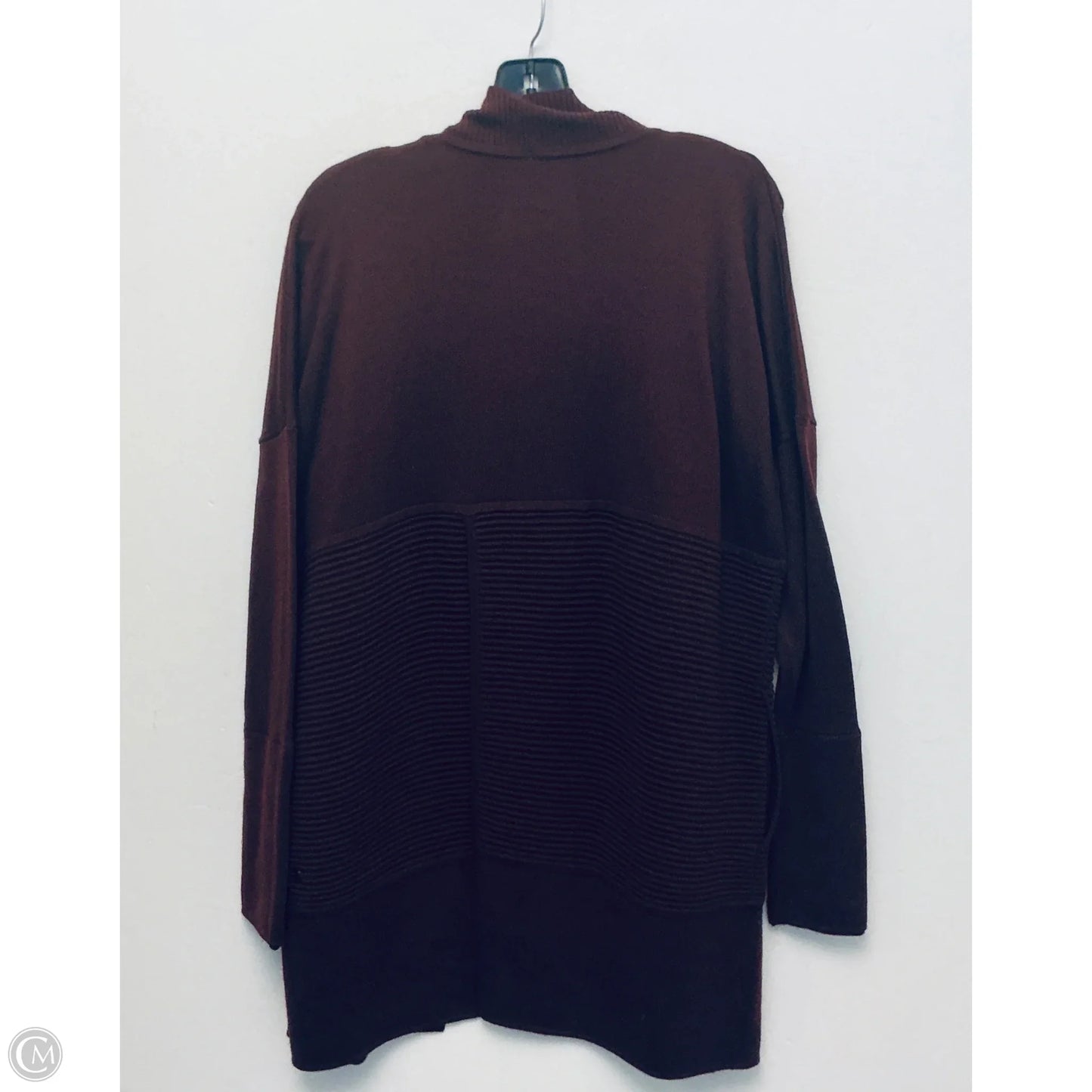 Sweater Cardigan By Lululemon In Maroon, Size: M