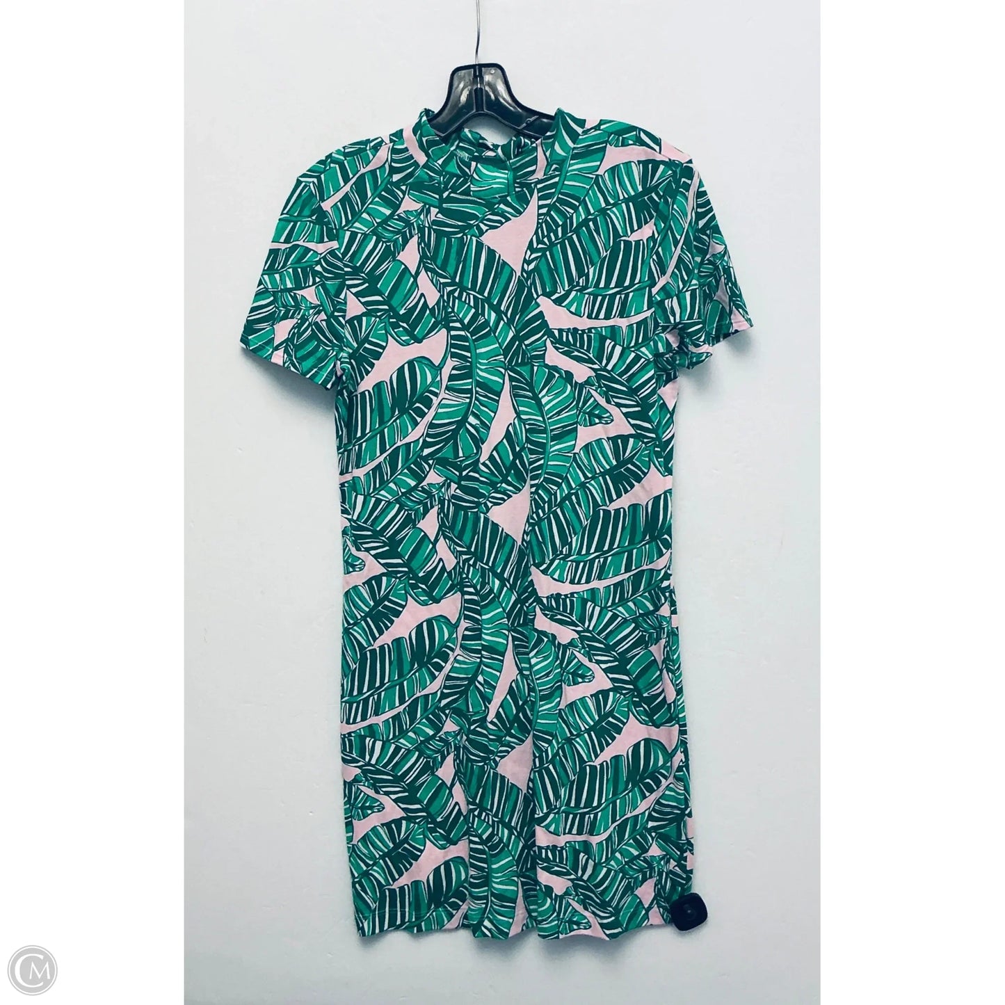 Dress Designer By Lilly Pulitzer In Green & Pink, Size: M