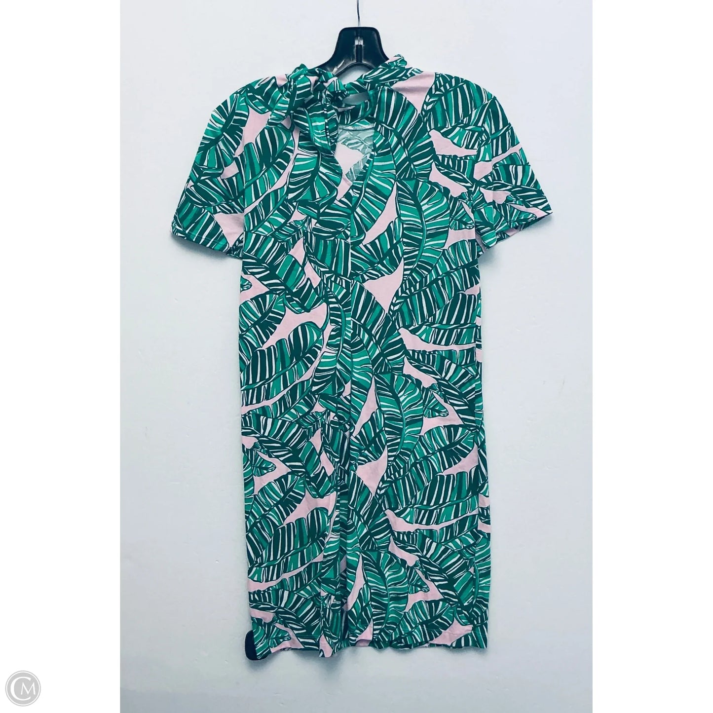 Dress Designer By Lilly Pulitzer In Green & Pink, Size: M