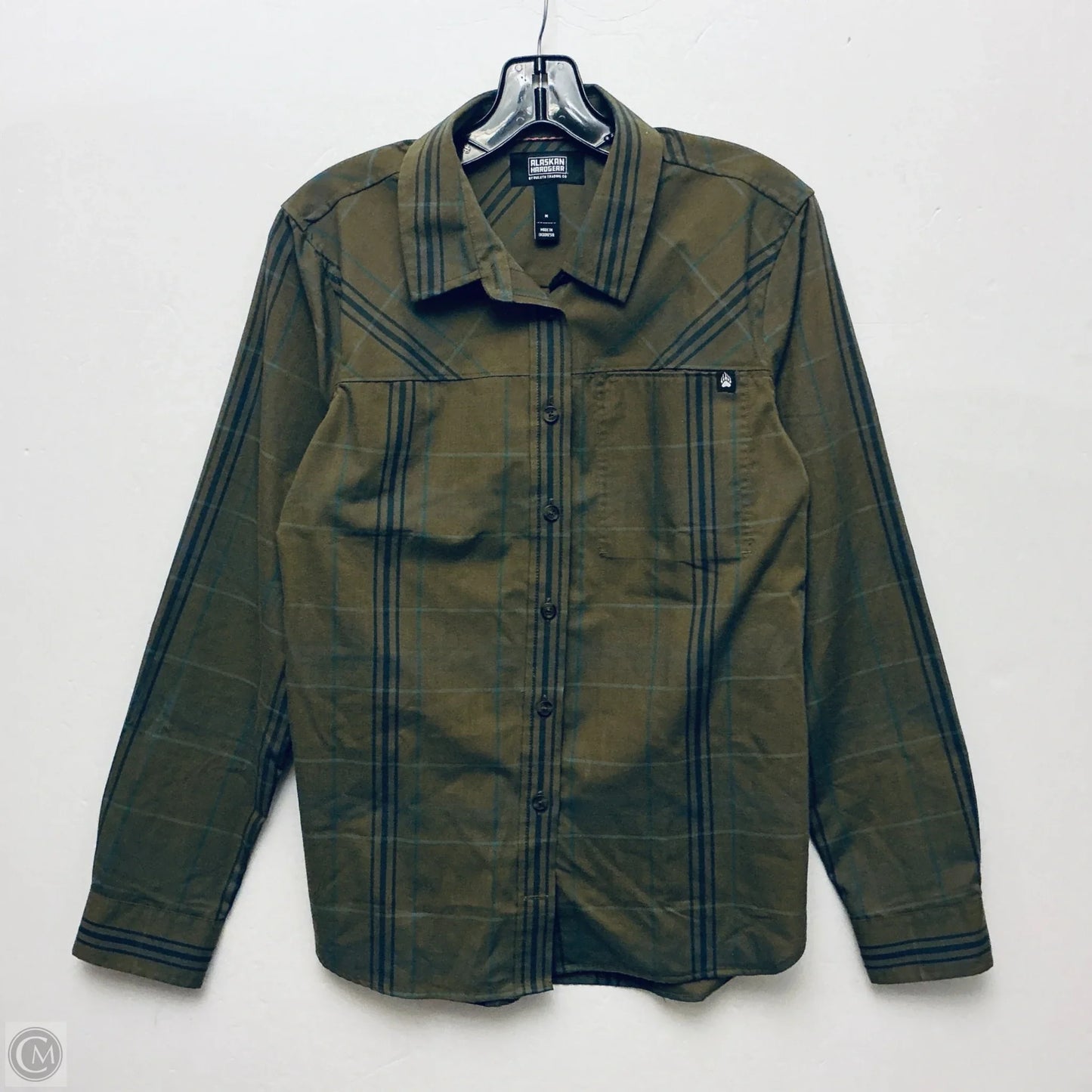 Top Long Sleeve By Duluth Trading In Green, Size: M