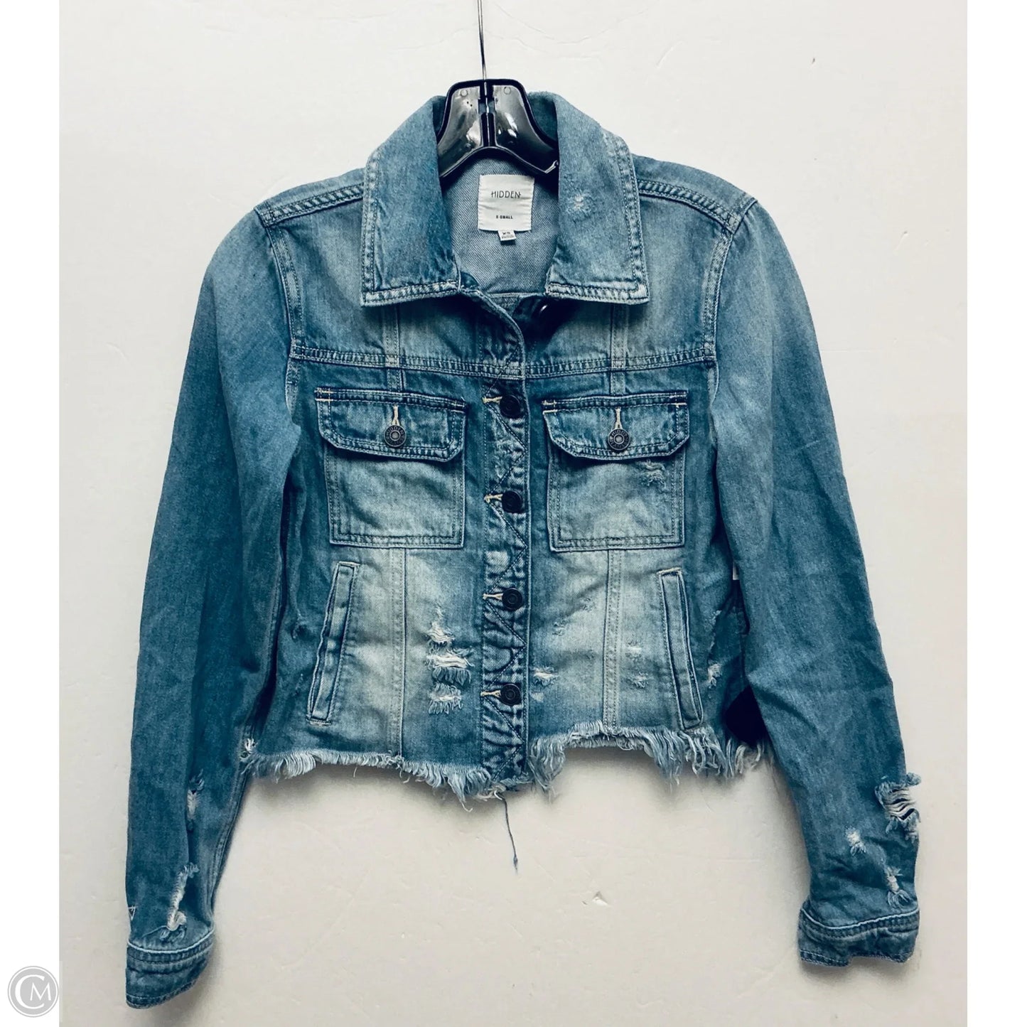 Jacket Denim By Hidden In Blue Denim, Size: Xs
