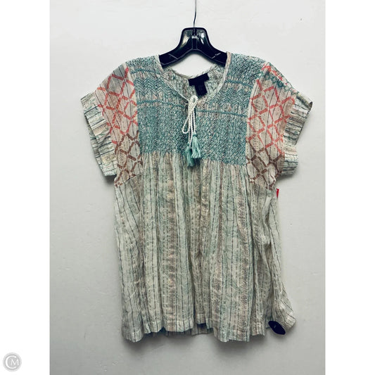 Top Short Sleeve By Rachel Roy In Multi-colored, Size: Xl