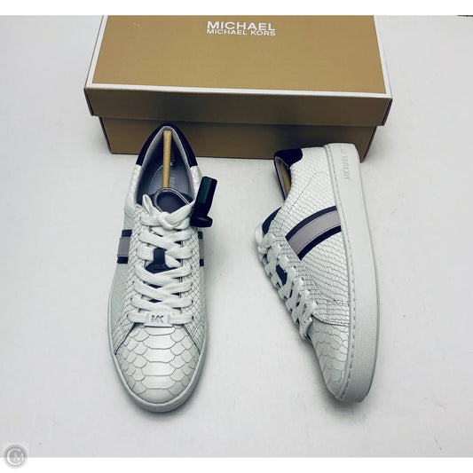 Shoes Sneakers By Michael By Michael Kors In Purple & White, Size: 8