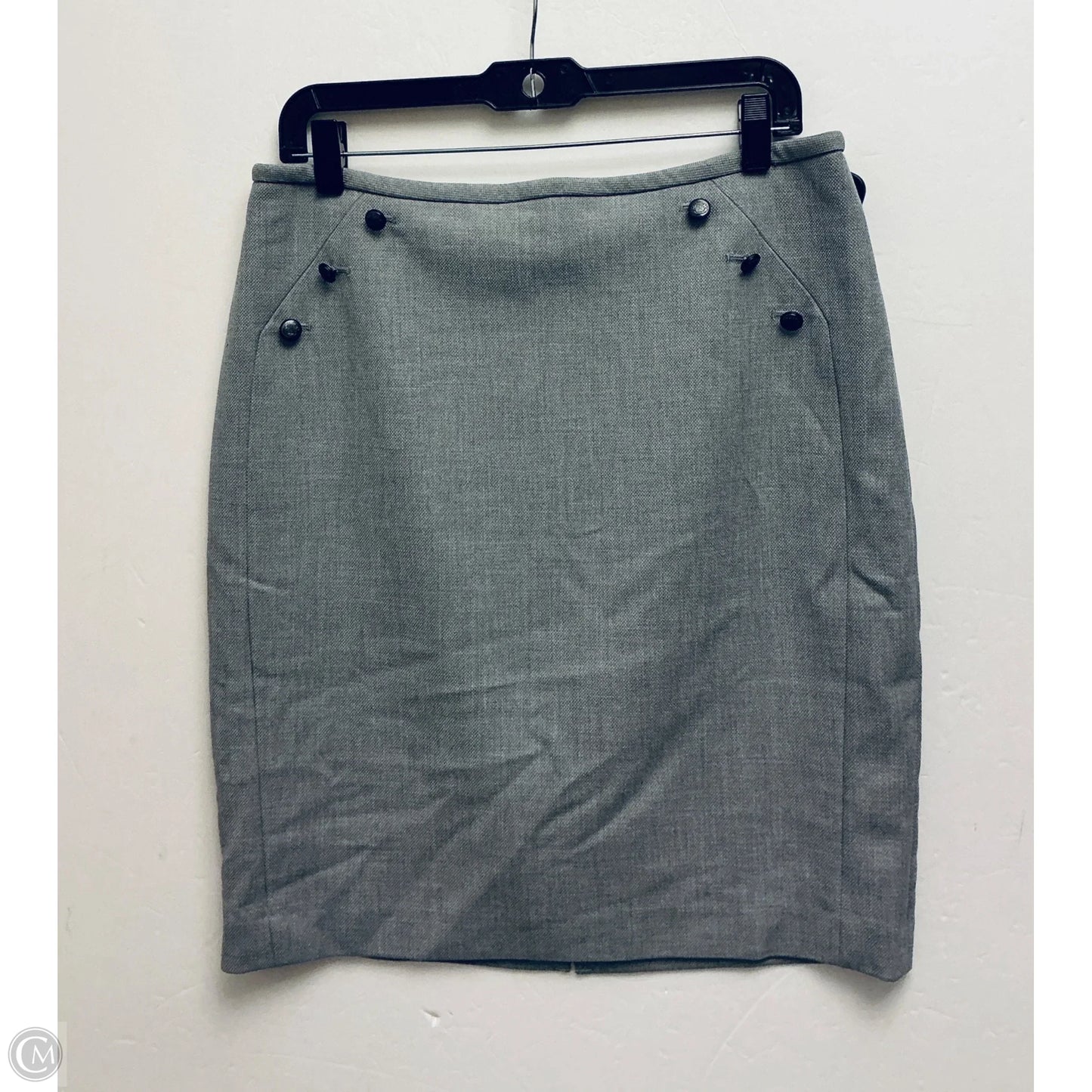 Skirt Midi By White House Black Market In Grey, Size: 10