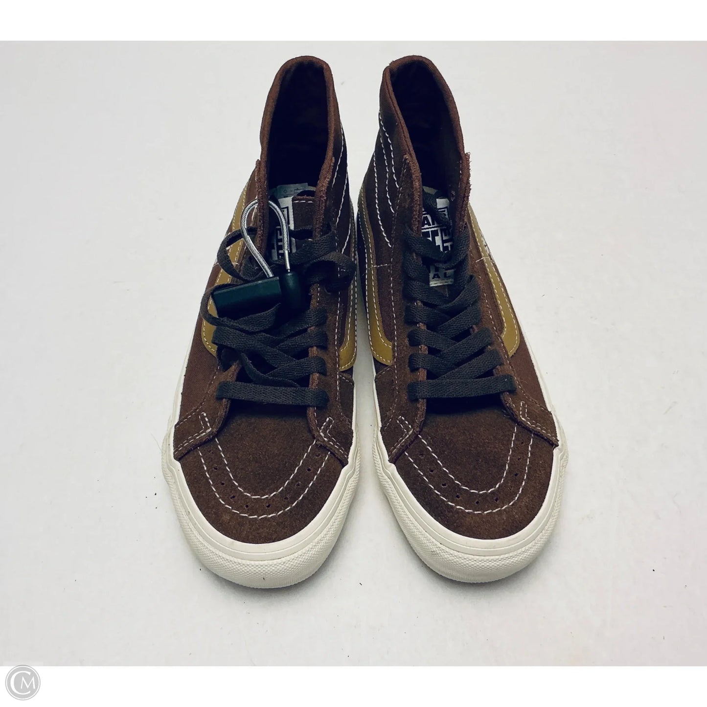 Shoes Sneakers By Vans In Brown, Size: 6