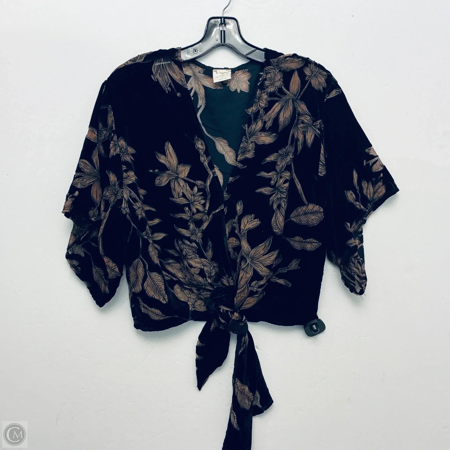 Top Short Sleeve By By Together In Black & Brown, Size: S