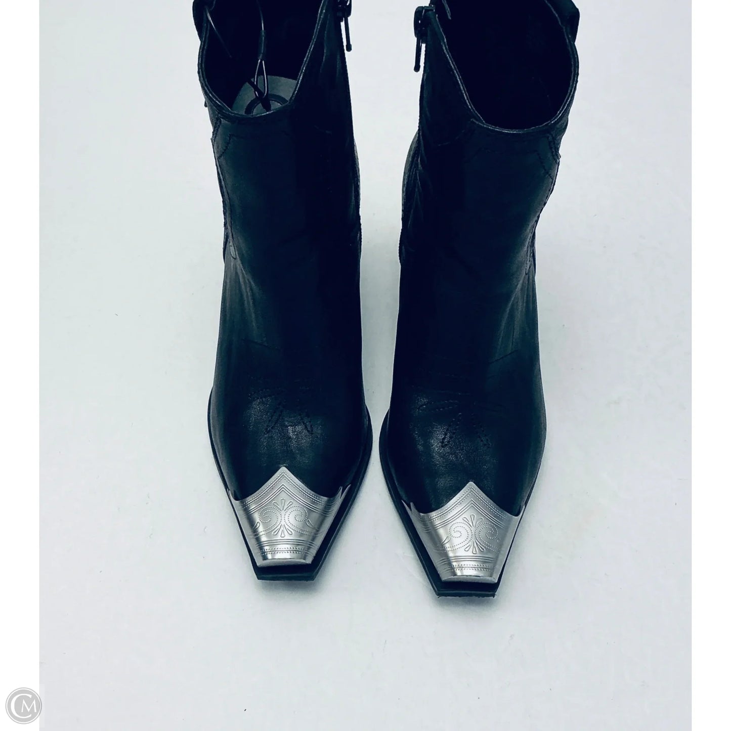 Boots Ankle Heels By Gianni Bini In Black, Size: 6.5