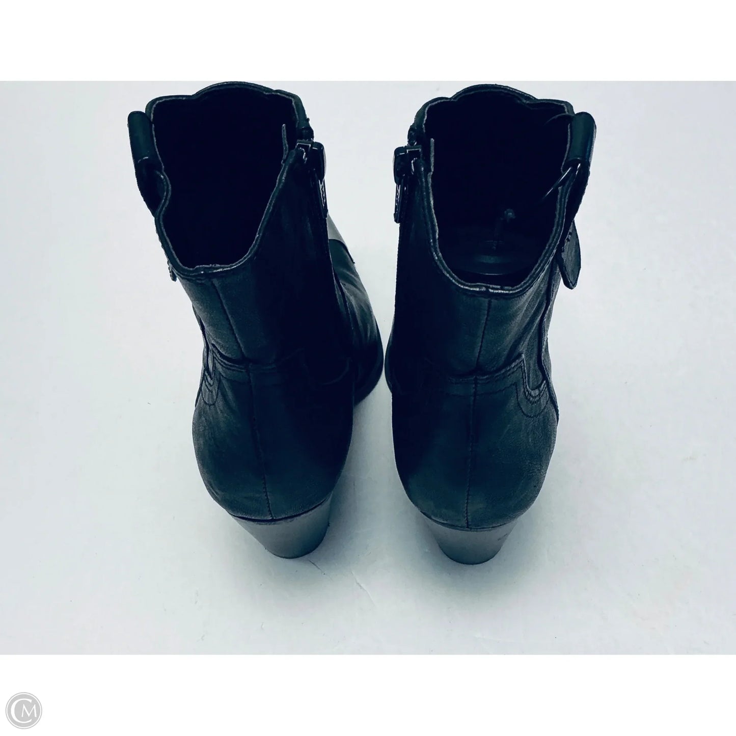 Boots Ankle Heels By Gianni Bini In Black, Size: 6.5