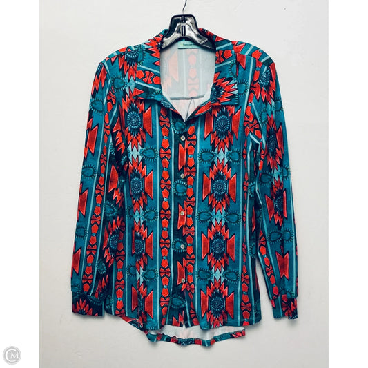 Top Long Sleeve By Clothes Mentor In Multi-colored, Size: S