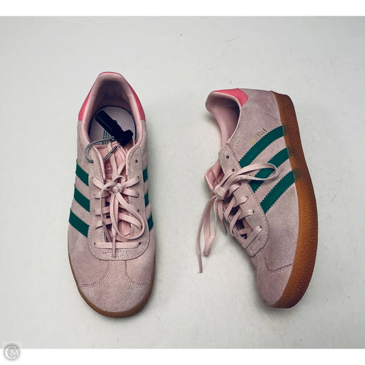 Shoes Sneakers By Adidas In Green & Pink, Size: 7