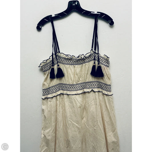 Dress Casual Maxi By Clothes Mentor In Cream, Size: L