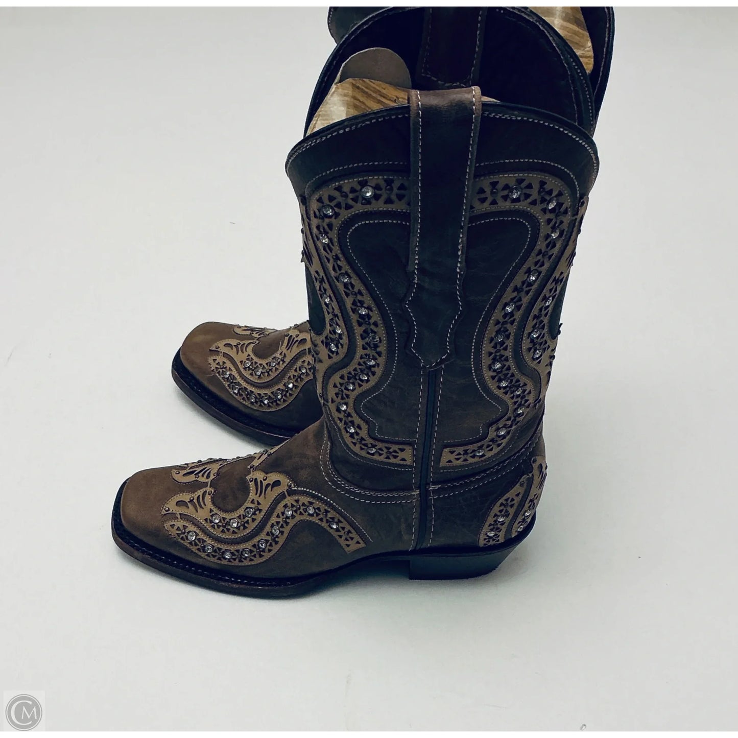 Boots Western By Cmb In Brown, Size: 8