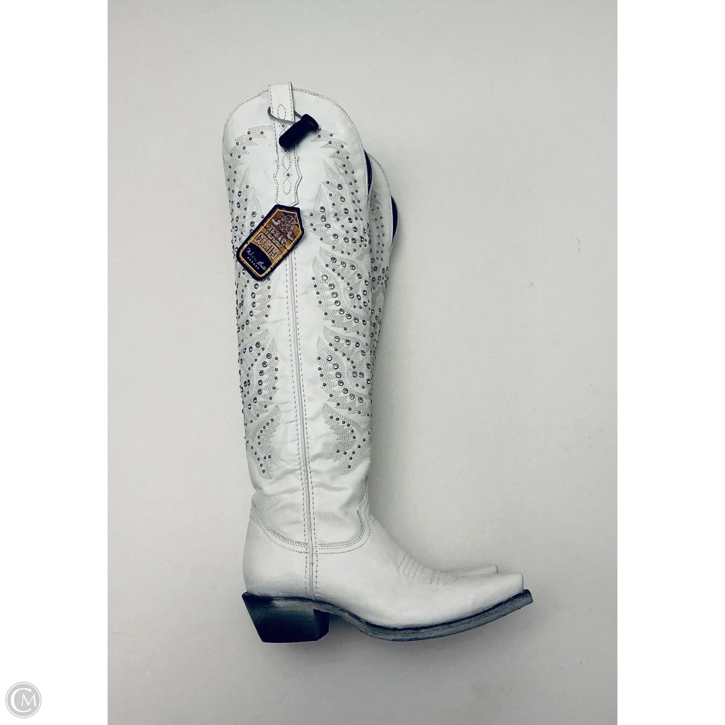 Boots Western By Cmb In White, Size: 8