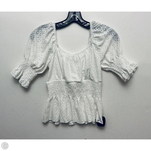 Top Long Sleeve By Kirious In White, Size: Xs