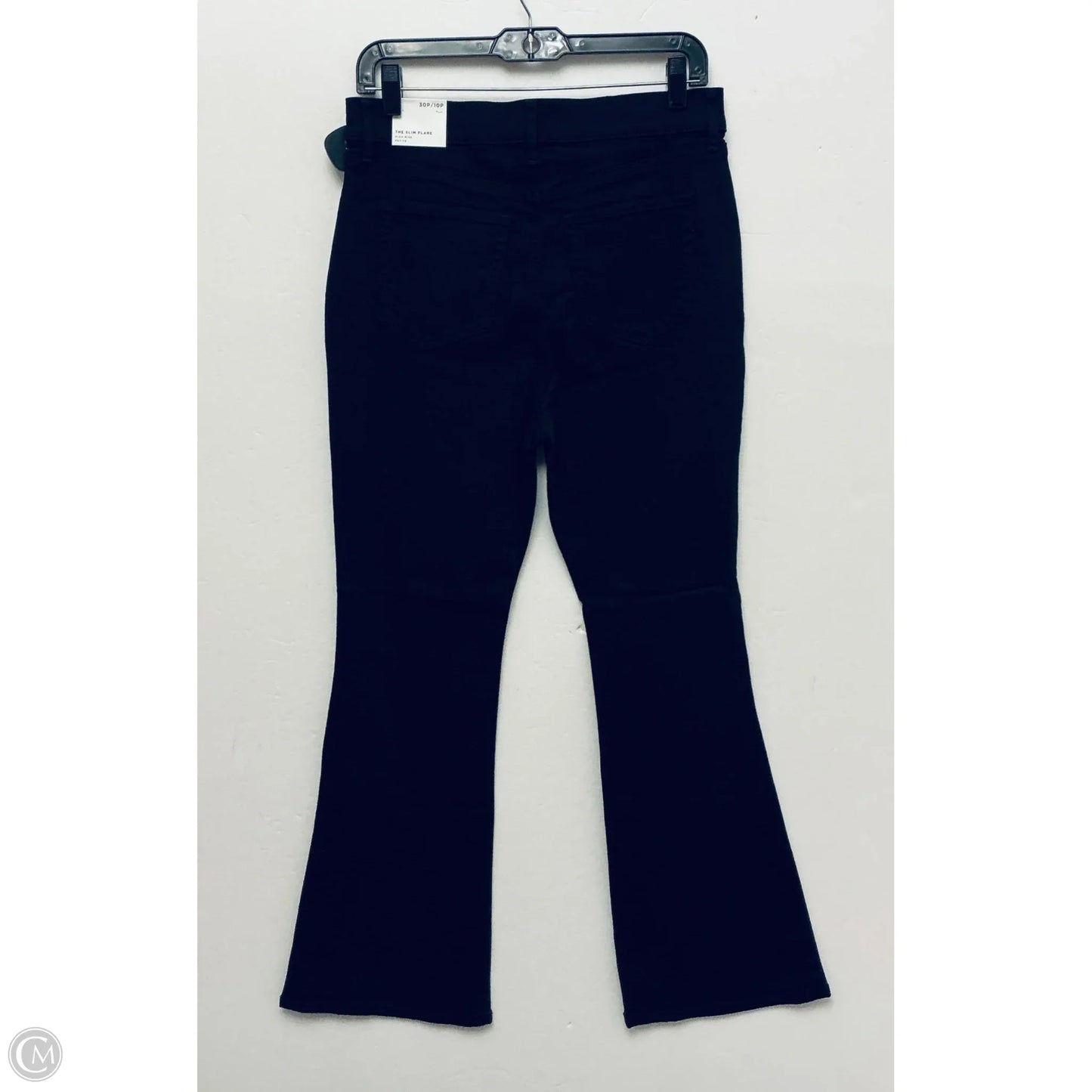 Jeans Flared By Loft In Black Denim, Size: 10p