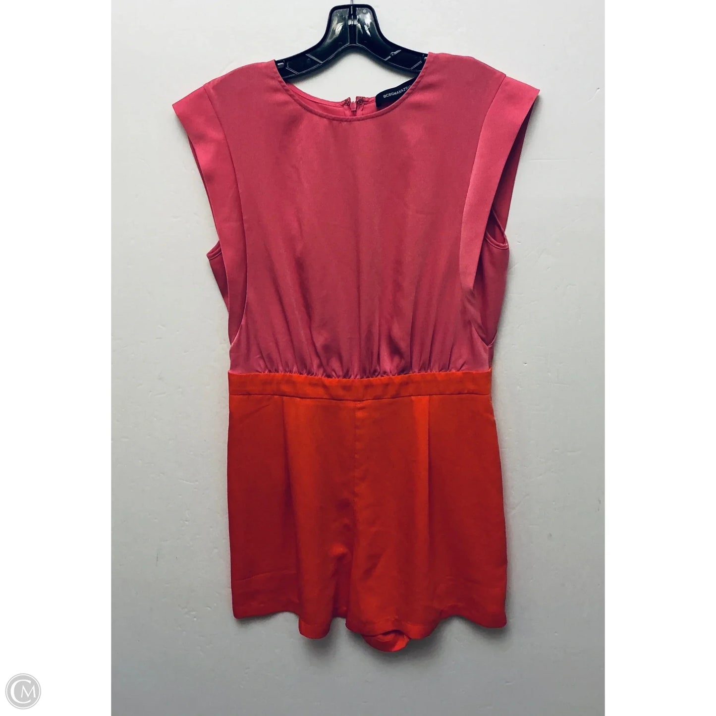 Romper By Bcbgmaxazria In Orange & Pink, Size: M