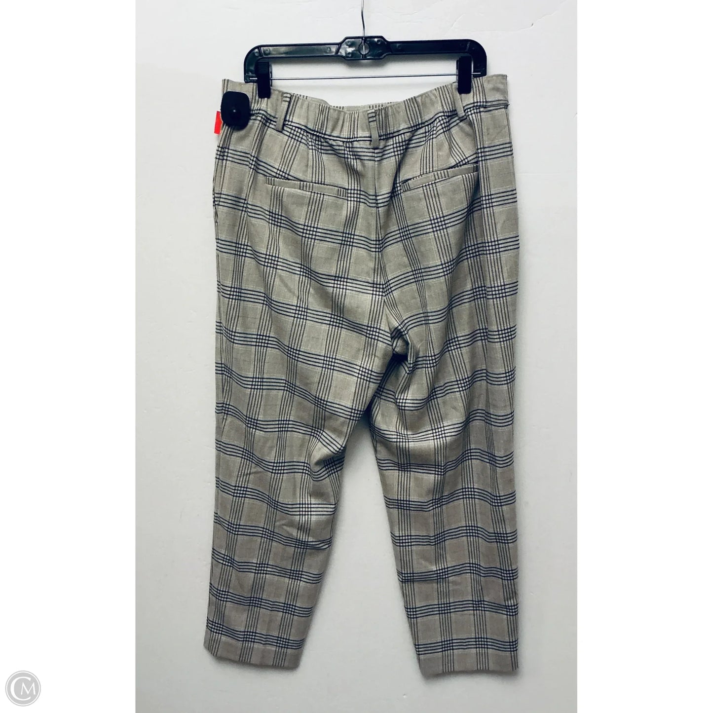 Pants Dress By Loft In Plaid Pattern, Size: 12