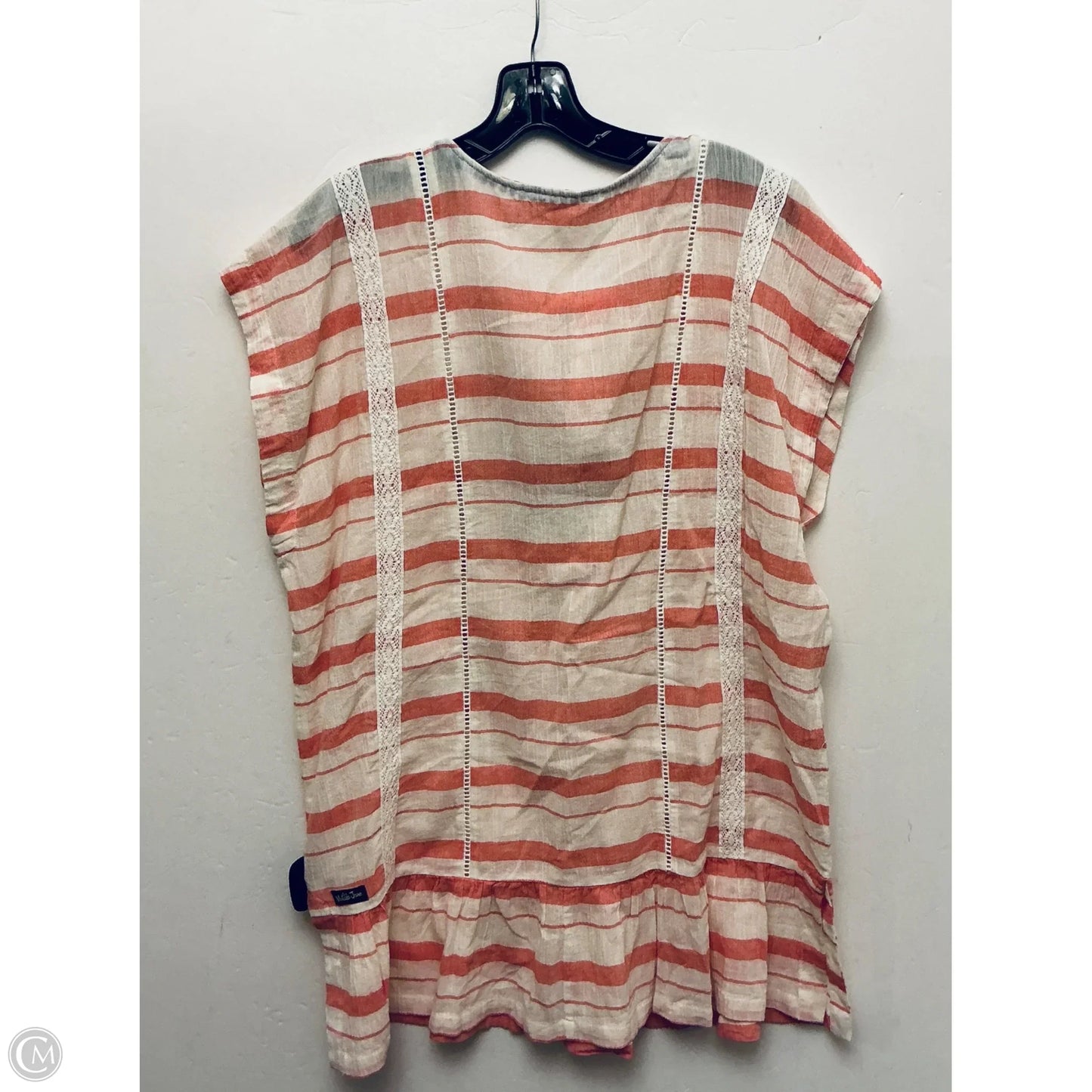 Top Short Sleeve By Matilda Jane In Striped Pattern, Size: L