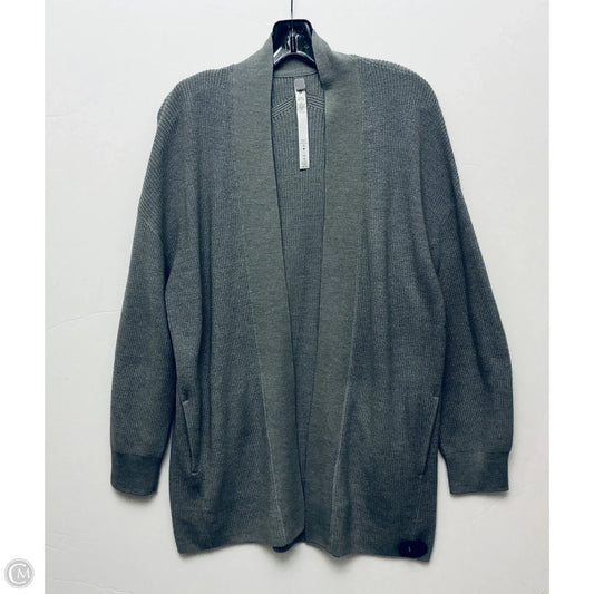 Sweater Cardigan By Lululemon In Grey, Size: 6