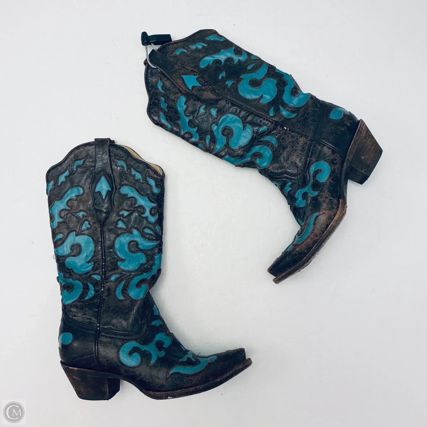 Boots Western By Corral In Brown & Green, Size: 6