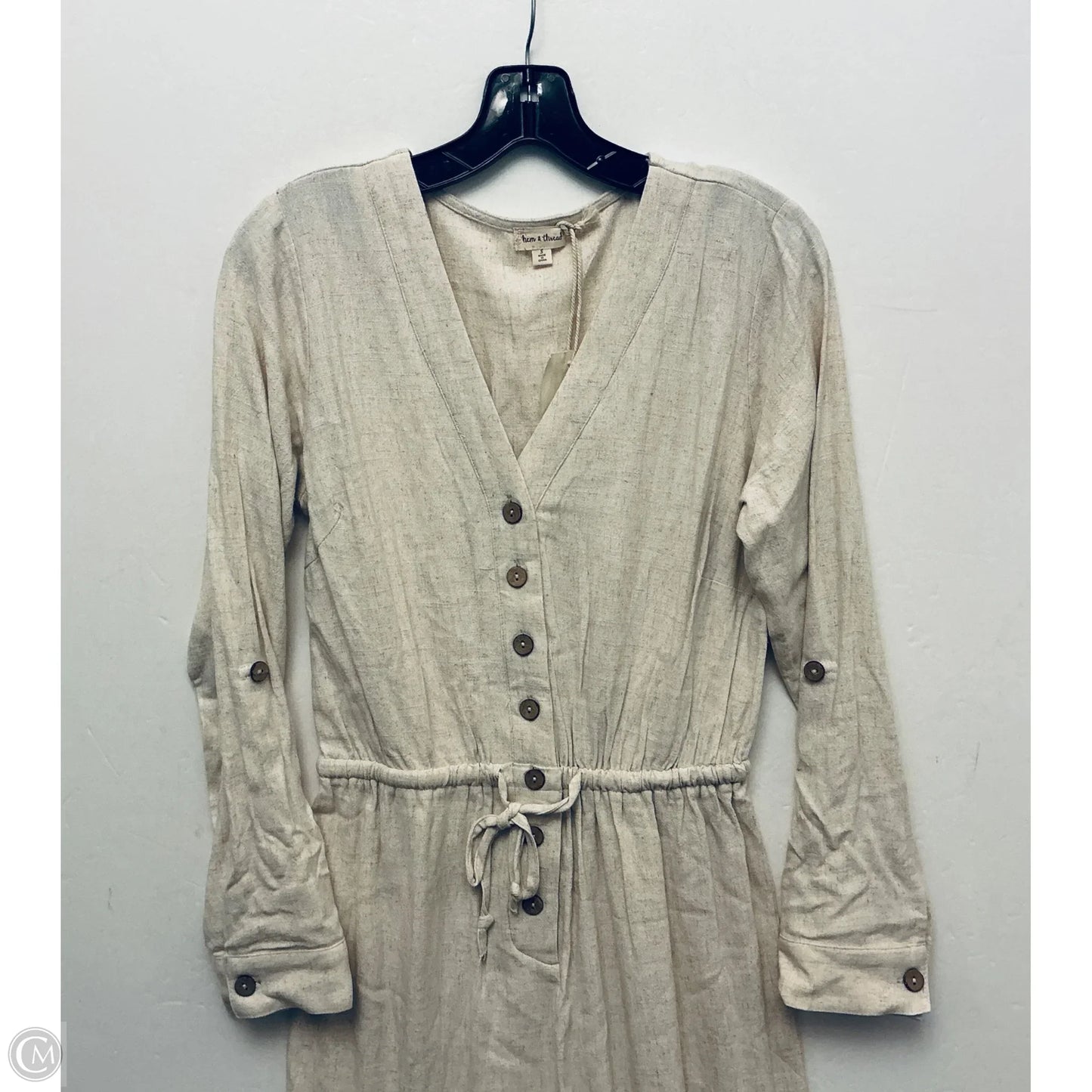 Jumpsuit By Hem & Thread In Tan, Size: S