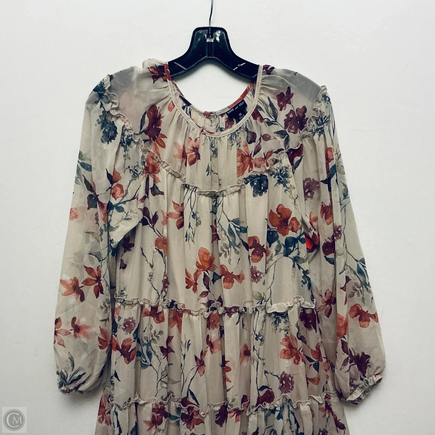Dress Casual Midi By Kate And Lily In Floral Print, Size: M
