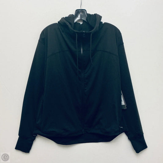 Athletic Sweatshirt Hoodie By Legend In Black, Size: L