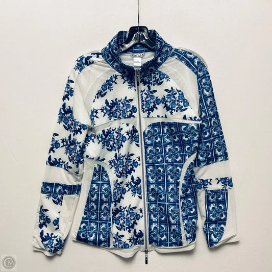 Jacket Other By Cmb In Blue & White, Size: L