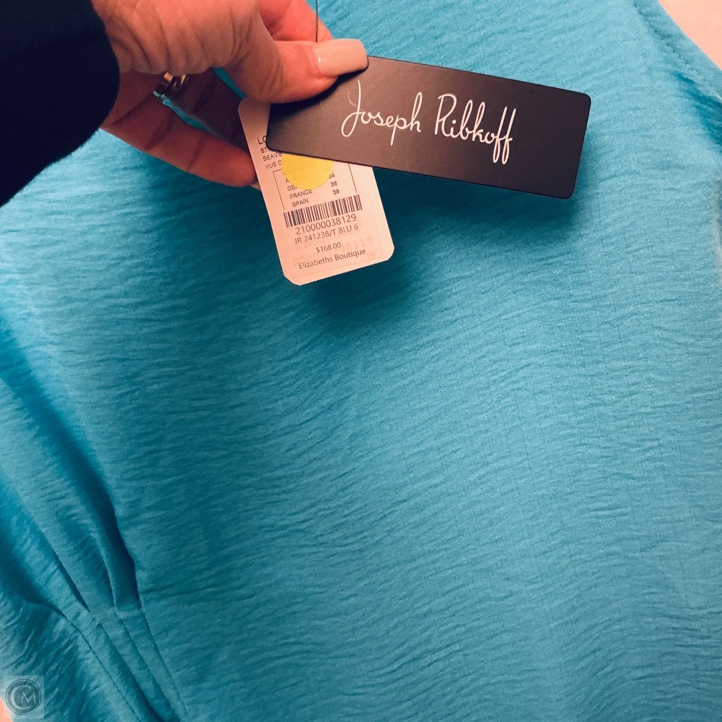 Top Sleeveless By Joseph Ribkoff In Blue, Size: S
