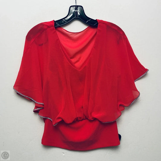 Top Short Sleeve By Frank Lyman In Pink, Size: Xs